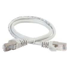 ITK Коммутационный шнур (патч-корд), кат.5Е FTP, 5м, белый (PC08-C5EF-5M)
