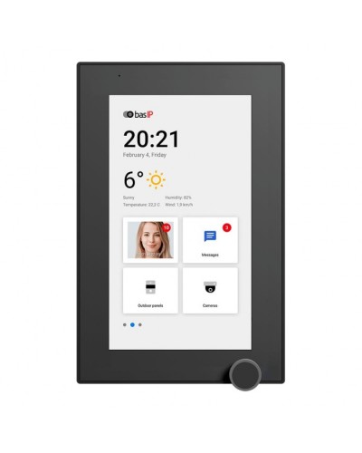 IP-видеодомофон BAS-IP AZ-07L BLACK в Воронеже Абонентские IP устройства Pintop.ru