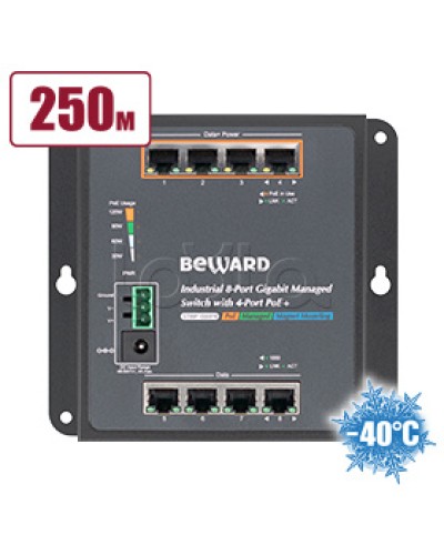 Коммутатор с PoE Beward STWP-08HP4 в Воронеже Коммутаторы Pintop.ru
