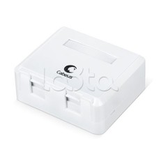 Корпус внешней настенной розетки на 2 Keystone Cabeus MB-2