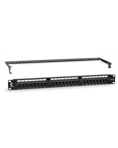 Патч-панель 19 (1U) 24 порта RJ-45 кат.6а Cabeus (PL-24-Cat.6a-Dual IDC) в Воронеже Патч панель Pintop.ru