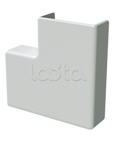 Угол плоский белый 22x10 DKC (00407R) в Воронеже Аксессуары для кабель-канала Pintop.ru