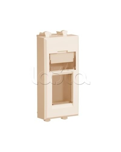 Адаптер для Keystone Ванильная дымка Avanti, 1 мод DKC 4405201 в Воронеже Аксессуары для стоек и шкафов Pintop.ru