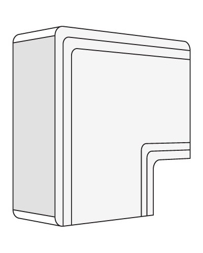 Угол плоский NPAN 120x40 DKC 01742 в Воронеже Аксессуары для кабель-канала Pintop.ru