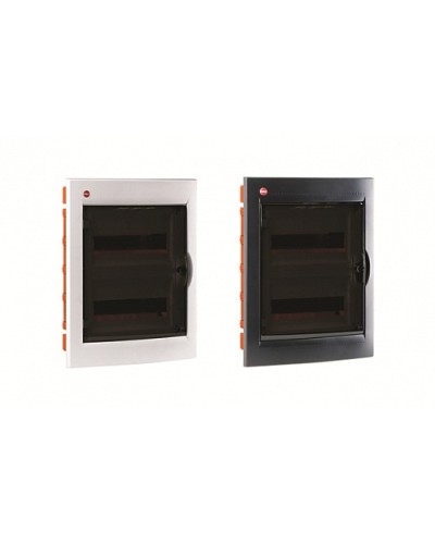 Щиток встраиваемый 24 мод.,IP 41 , черный DKC 82524 в Воронеже Аксессуары для стоек и шкафов Pintop.ru