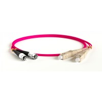 Патч-корд волоконно-оптический Hyperline FC-D2-504-LC/PR-SC/PR-H-3M-LSZH-MG