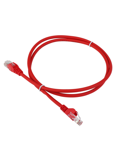 Патч-корд LANMASTER LSZH UTP кат.5e, 12 м, красный LANMASTER LAN-PC45/U5E-12-RD в Воронеже Патчкорды (медные) Pintop.ru
