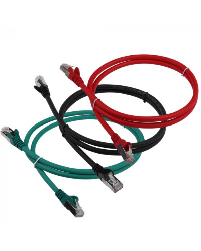 Патч-корд LSZH FTP кат.6, 15 м, зеленый LANMASTER LAN-PC45/S6-15-GN в Воронеже Патч-корды и пигтейлы Pintop.ru