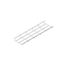 Проволочный лоток 30х300 L3000 мм INOX304 КМ-Профиль (PL30-300-3000 INOX304)