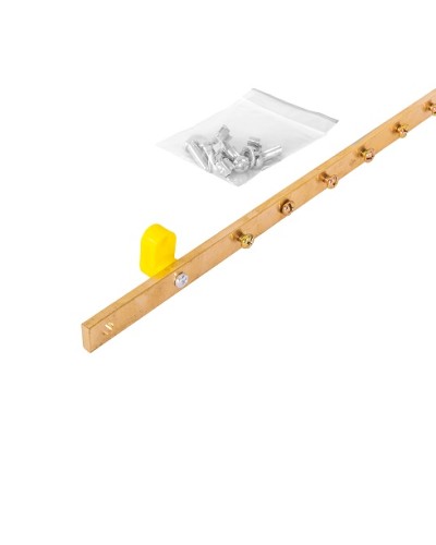 Панель заземления вертикальная ЦМО ПЗ-1000.200А в Воронеже Аксессуары для стоек и шкафов Pintop.ru